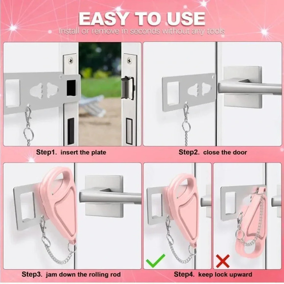 Portable Door Lock - Picture 7 of 7